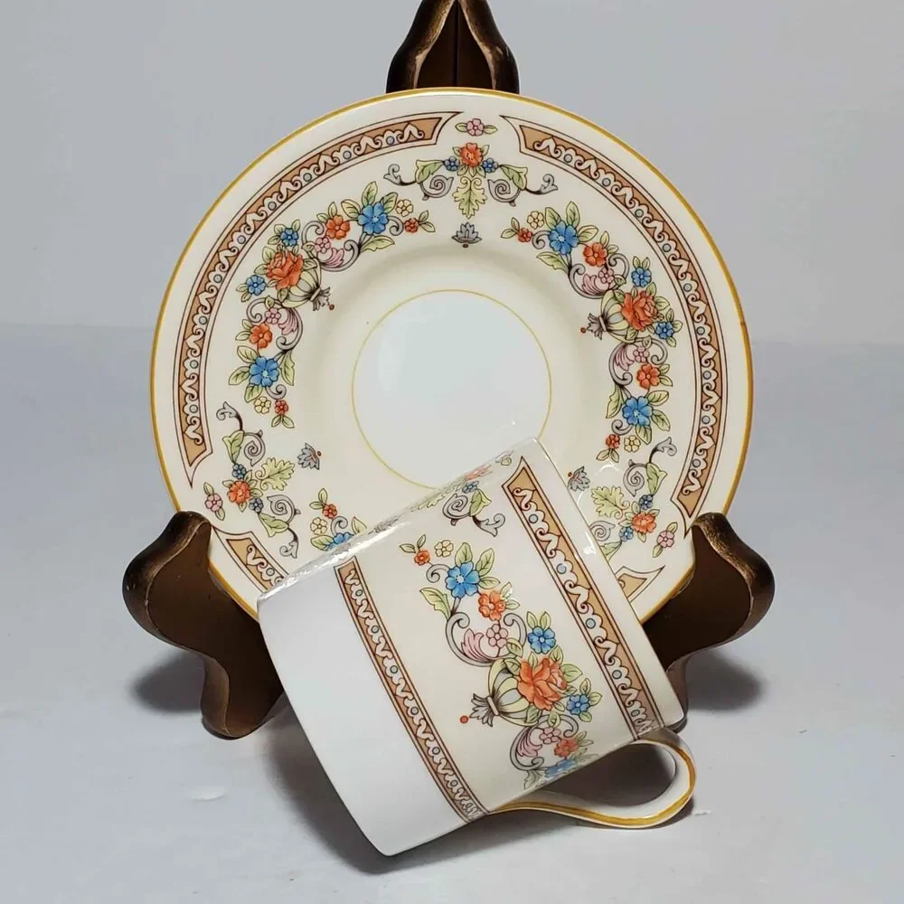 Aynsley Demitasse (Small) Cup and Saucer Devonshire Vintage